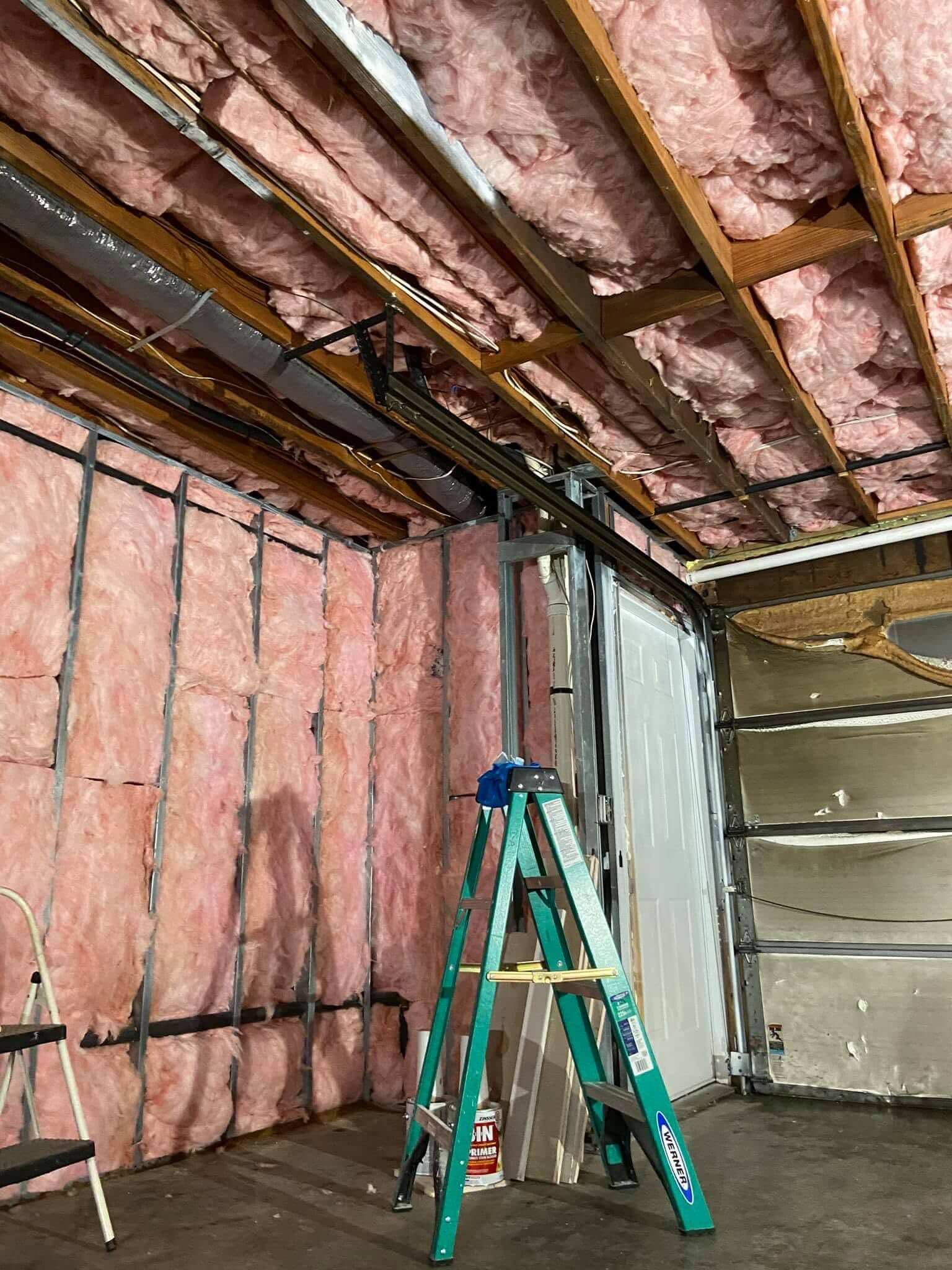 Basement insulation process