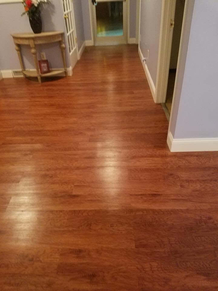 Hardwood flooring finished and restored